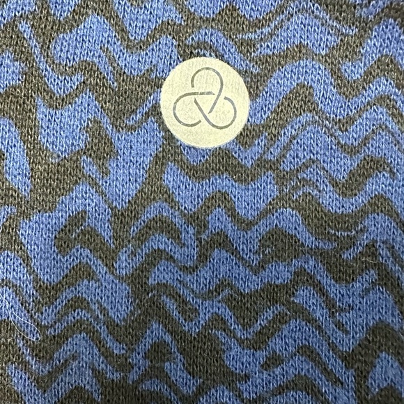 Zella Girl Navy Patterned Casual Dress - Picture 8 of 13